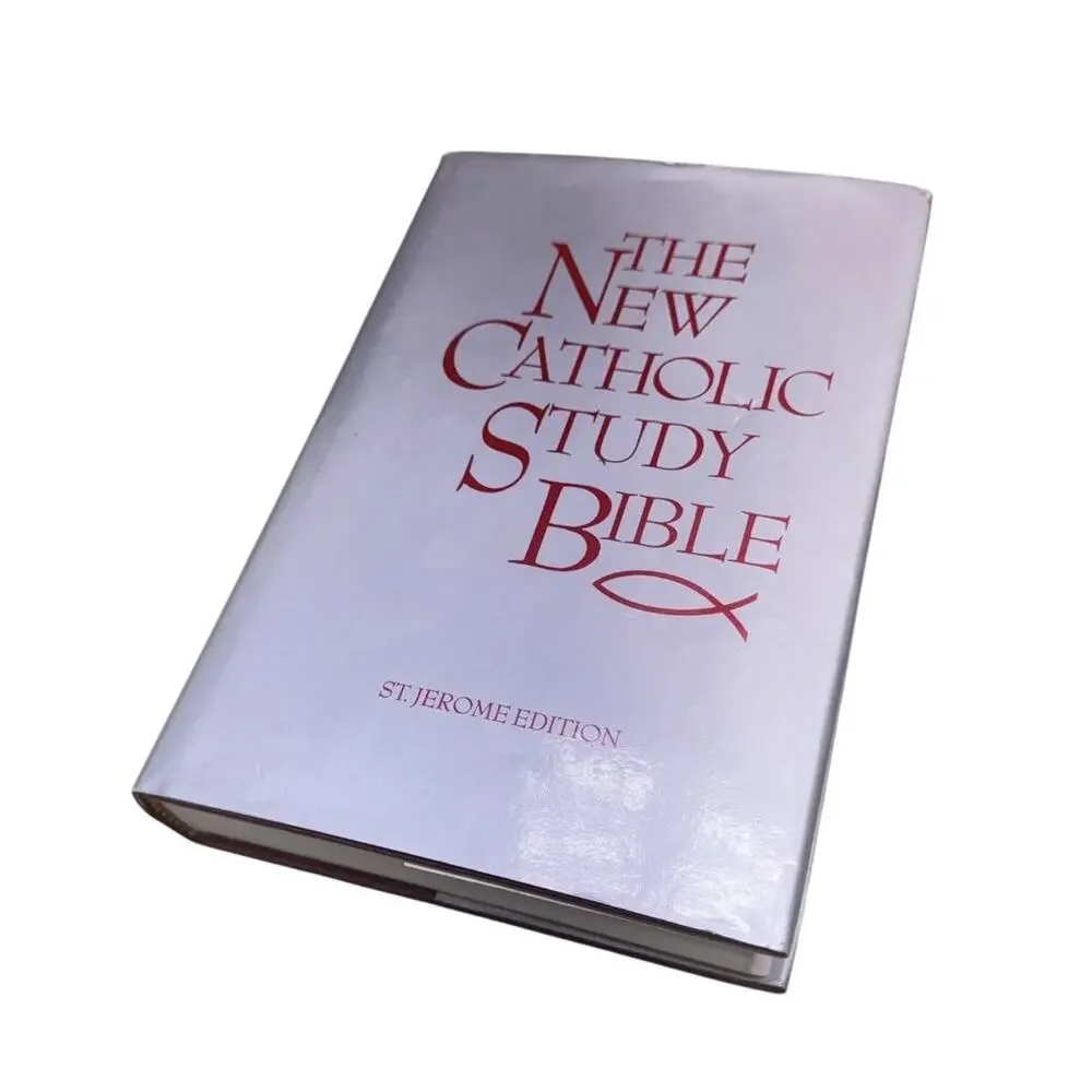The New Catholic Study Bible St Jerome Ed. TEV Catholic Bible Press Hardcover